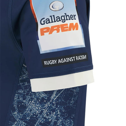2025-2026 Sale Sharks Home Rugby Shirt (Kids) |Product - Football Shirts | Macron | Absolute Rugby