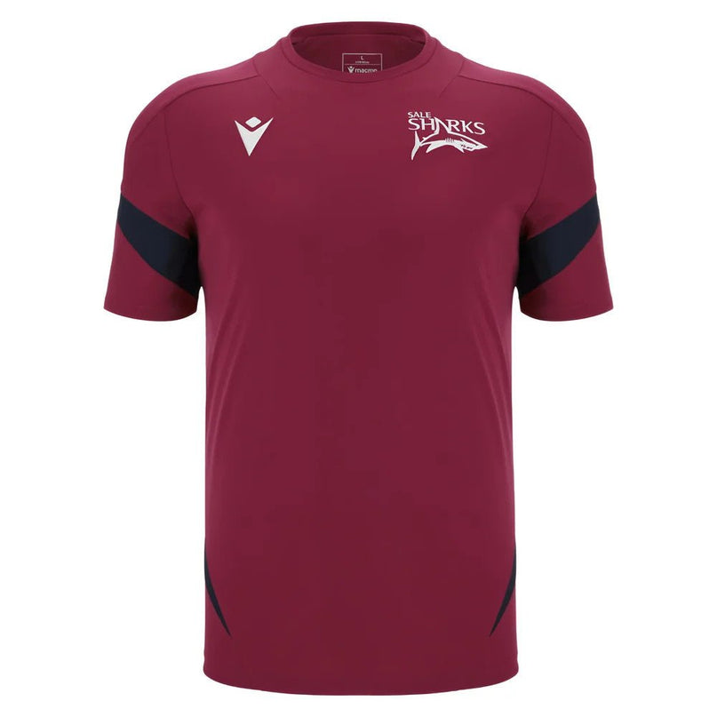 2025-2026 Sale Sharks Training Poly Shirt |Product - Training Shirts | Macron | Absolute Rugby