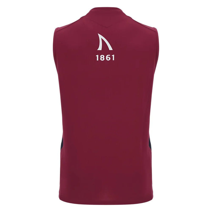 2025-2026 Sale Sharks Training Poly Sleeveless Shirt |Product - Sleeveless | Macron | Absolute Rugby
