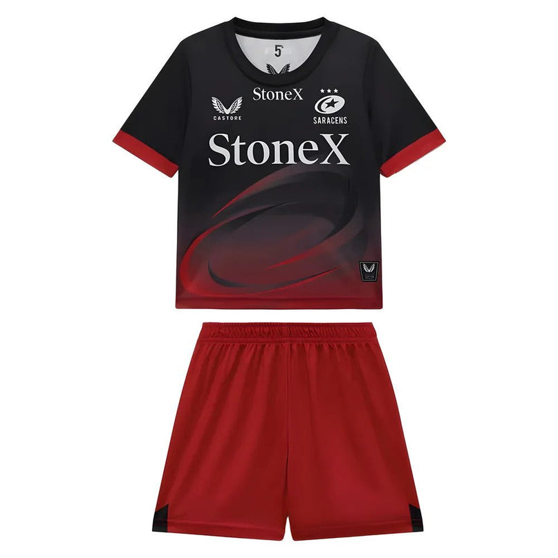 2025-2026 Saracens Home Rugby Infant Kit |Product - Football Shirts | Castore | Absolute Rugby