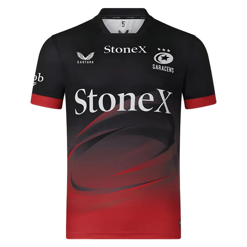 2025-2026 Saracens Home Rugby Shirt |Product - Football Shirts | Castore | Absolute Rugby