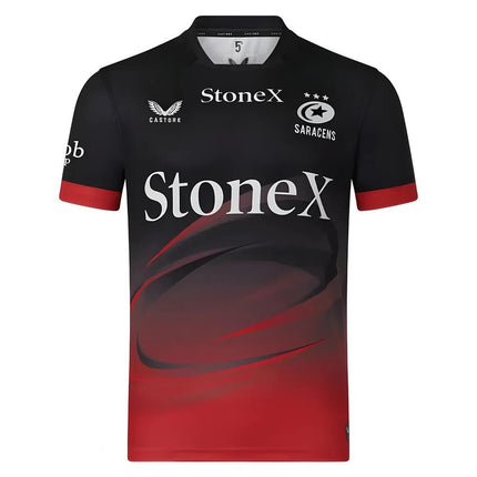 2025-2026 Saracens Home Rugby Shirt |Product - Football Shirts | Castore | Absolute Rugby