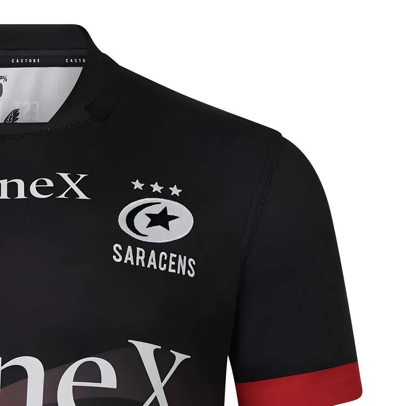 2025-2026 Saracens Home Rugby Shirt |Product - Football Shirts | Castore | Absolute Rugby