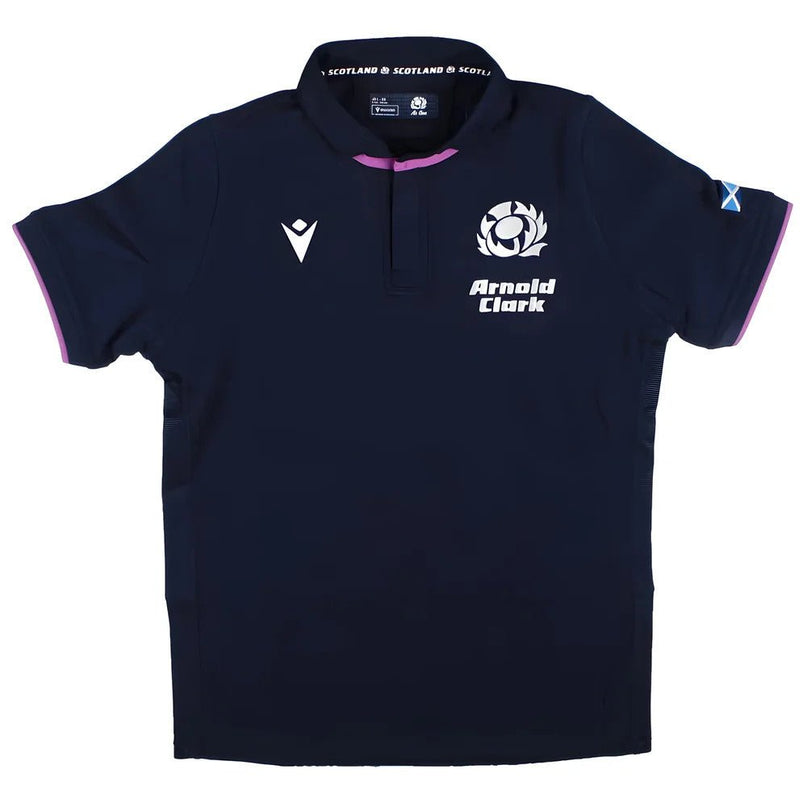 2025-2026 Scotland Home Cotton Rugby Shirt (Kids) |Product - Football Shirts | Macron | Absolute Rugby