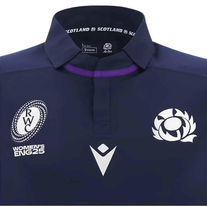2025-2026 Scotland Home WRWC Poly Rugby Shirt |Product - Football Shirts | Macron | Absolute Rugby
