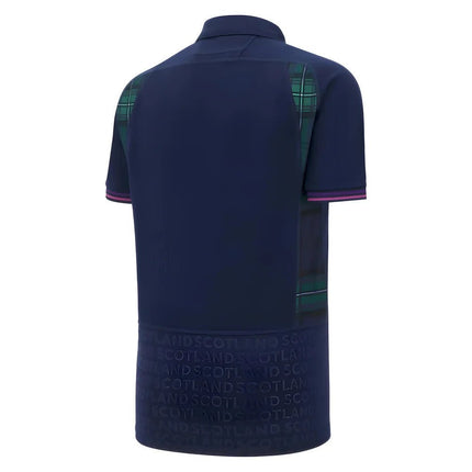 2025-2026 Scotland Home WRWC Poly Rugby Shirt (Kids) |Product - Football Shirts | Macron | Absolute Rugby