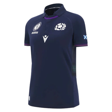 2025-2026 Scotland Home WRWC Poly Rugby Shirt (Womens) |Product - Football Shirts | Macron | Absolute Rugby
