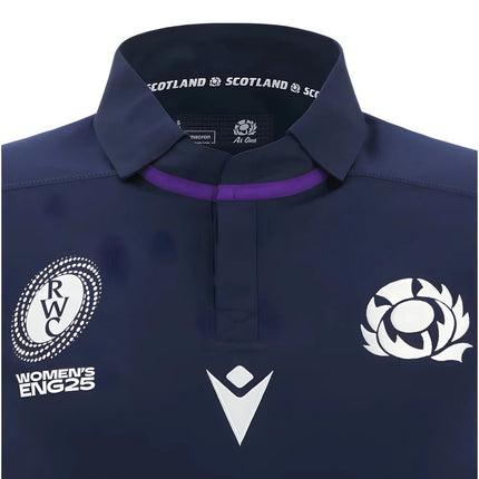 2025-2026 Scotland Home WRWC Poly Rugby Shirt (Womens) |Product - Football Shirts | Macron | Absolute Rugby