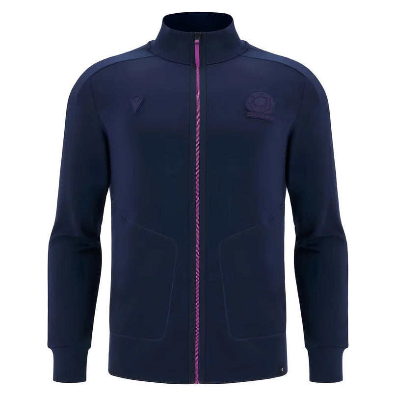 2025-2026 Scotland Rugby Anthem Jacket (Navy) |Product - Jackets | Macron | Absolute Rugby