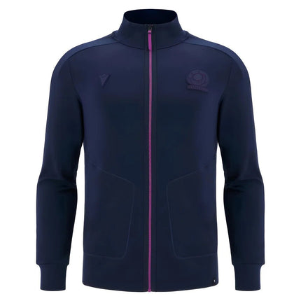 2025-2026 Scotland Rugby Anthem Jacket (Navy) |Product - Jackets | Macron | Absolute Rugby