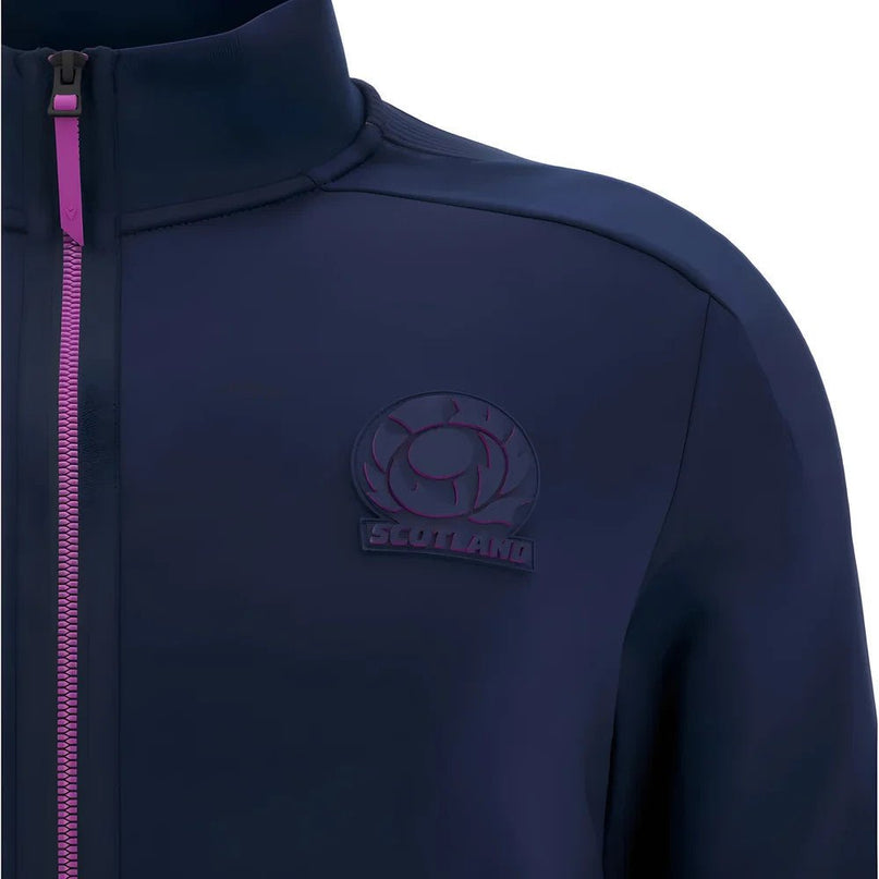 2025-2026 Scotland Rugby Anthem Jacket (Navy) |Product - Jackets | Macron | Absolute Rugby