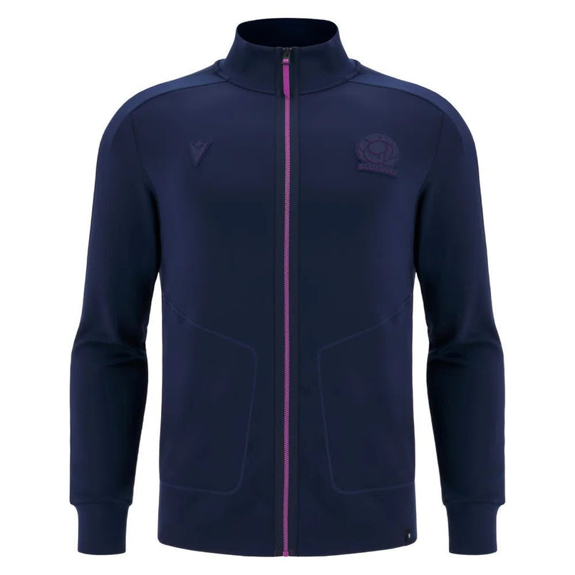 2025-2026 Scotland Rugby Anthem Jacket (Navy) - Kids |Product - Jackets | Macron | Absolute Rugby
