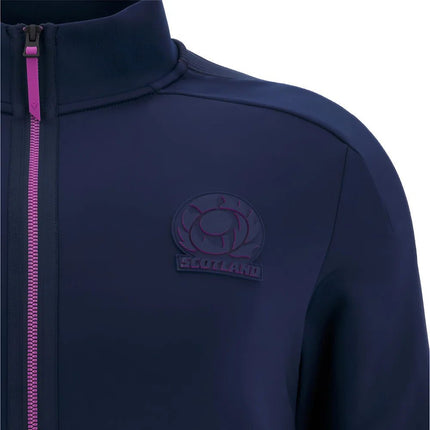 2025-2026 Scotland Rugby Anthem Jacket (Navy) - Kids |Product - Jackets | Macron | Absolute Rugby