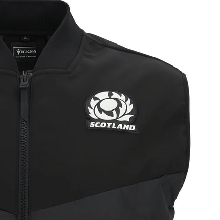 2025-2026 Scotland Rugby Ath Padded Gilet (Navy) |Product - Jackets | Macron | Absolute Rugby