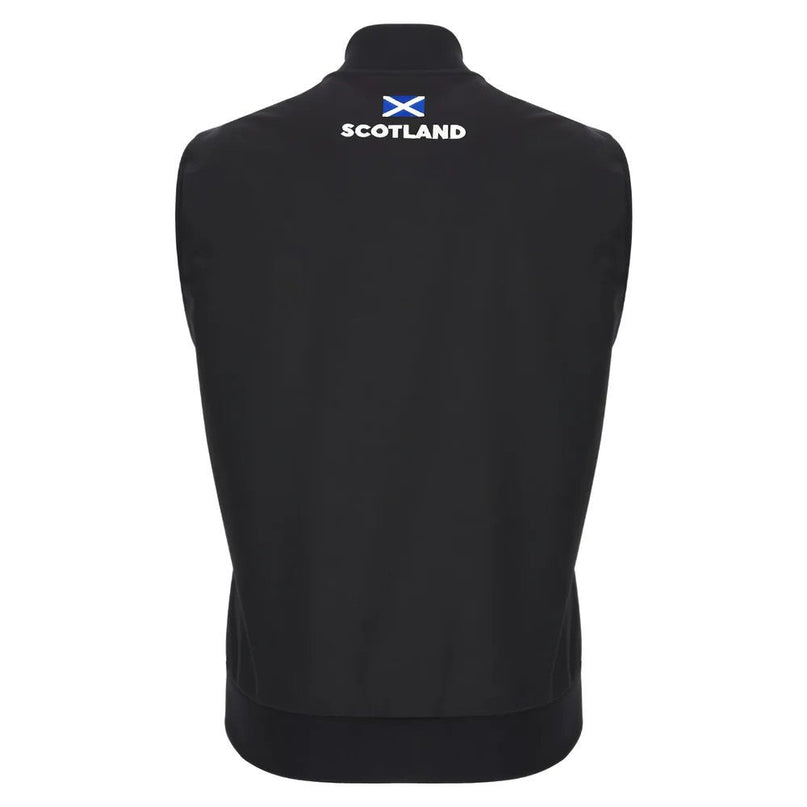 2025-2026 Scotland Rugby Ath Padded Gilet (Navy) |Product - Jackets | Macron | Absolute Rugby
