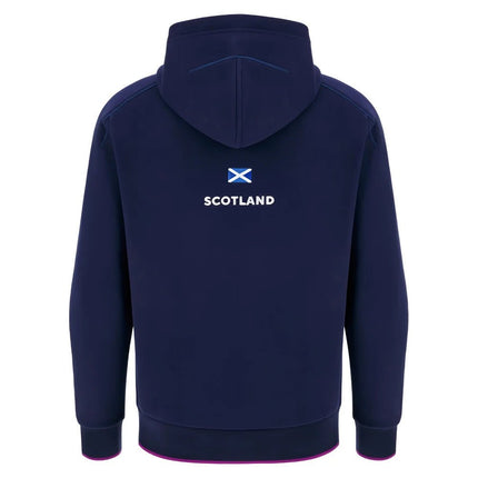 2025-2026 Scotland Rugby Ath Sweat Hoody (Navy) |Product - Hoodies | Macron | Absolute Rugby