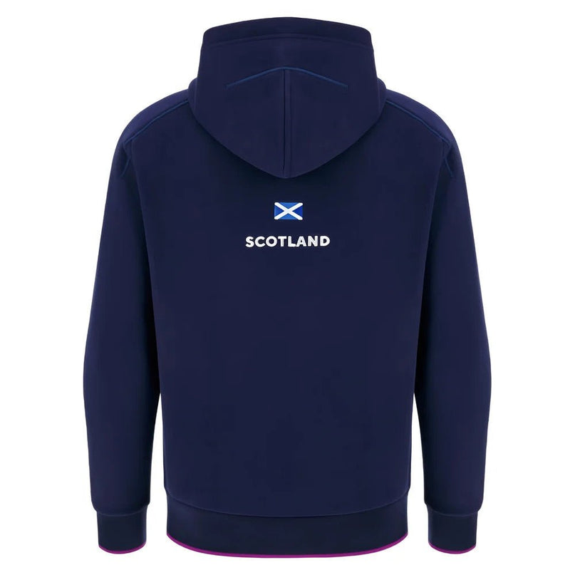 2025-2026 Scotland Rugby Ath Sweat Hoody (Navy) |Product - Hoodies | Macron | Absolute Rugby