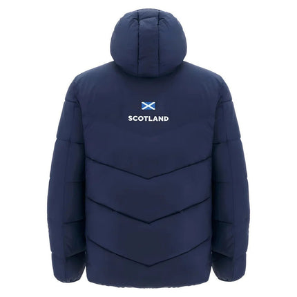 2025-2026 Scotland Rugby Bomber Jacket (Navy) |Product - Jackets | Macron | Absolute Rugby