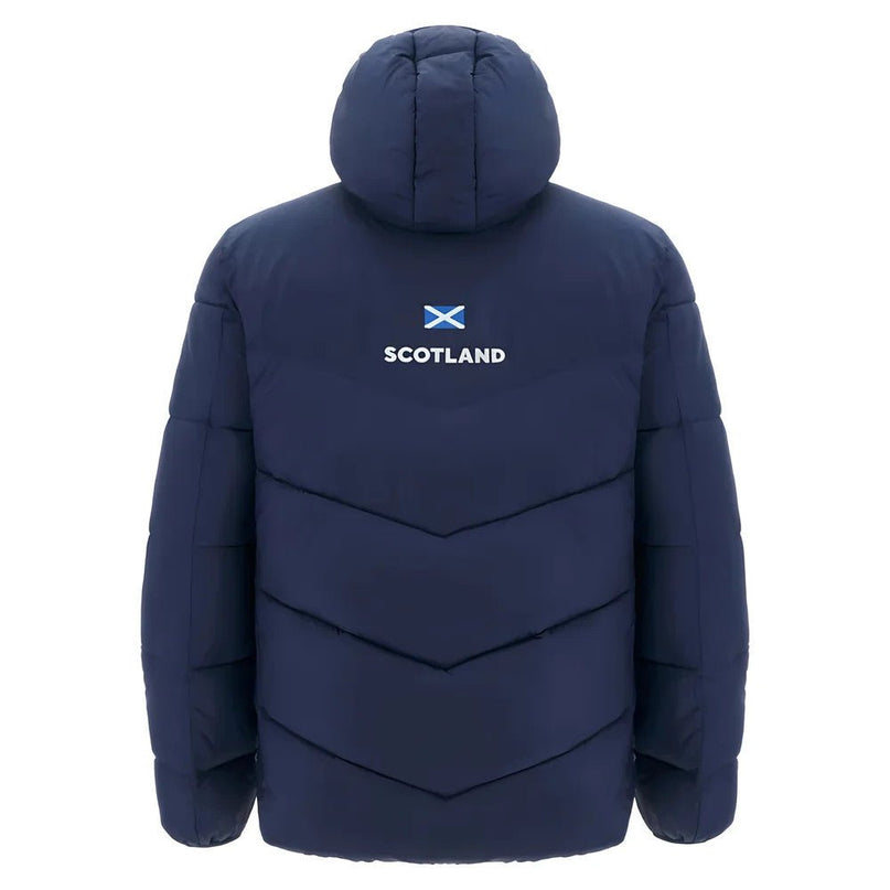2025-2026 Scotland Rugby Bomber Jacket (Navy) |Product - Jackets | Macron | Absolute Rugby