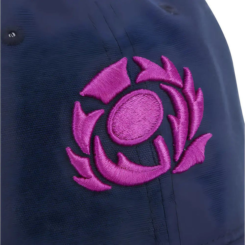 2025-2026 Scotland Rugby Dad Cap (Navy) |Product - Headwear | Macron | Absolute Rugby