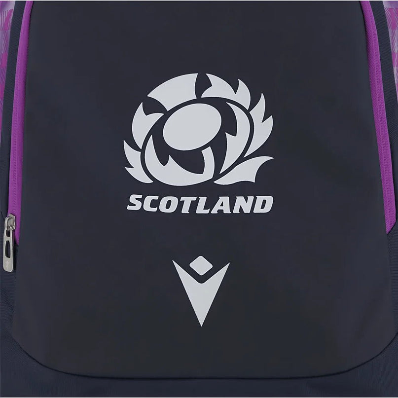 2025-2026 Scotland Rugby Gym Sack (Navy) |Product - Bags | Macron | Absolute Rugby