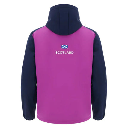 2025-2026 Scotland Rugby Softshell Jacket (Navy) |Product - Jackets | Macron | Absolute Rugby