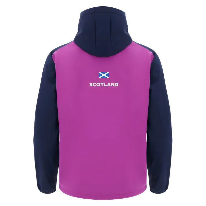 2025-2026 Scotland Rugby Softshell Jacket (Navy) |Product - Jackets | Macron | Absolute Rugby
