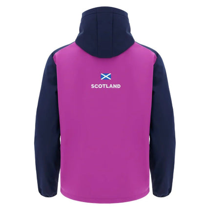 2025-2026 Scotland Rugby Softshell Jacket (Navy) - Kids |Product - Jackets | Macron | Absolute Rugby