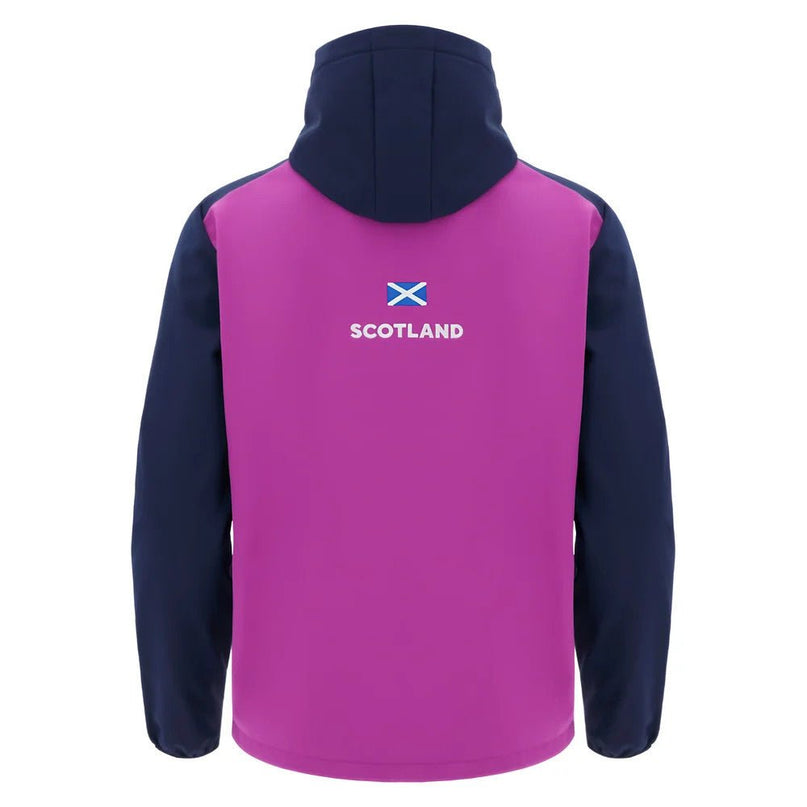 2025-2026 Scotland Rugby Softshell Jacket (Navy) - Kids |Product - Jackets | Macron | Absolute Rugby
