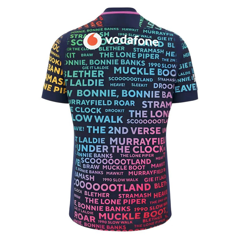 2025-2026 Scotland Rugby Training Jersey (Rainbow) |Product - Training Shirts | Macron | Absolute Rugby