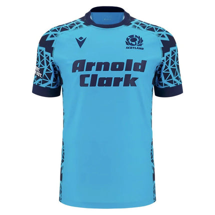 2025-2026 Scotland Rugby Training Jersey (Sky) |Product - Training Shirts | Macron | Absolute Rugby