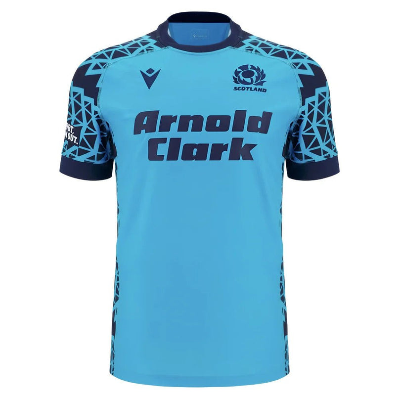 2025-2026 Scotland Rugby Training Jersey (Sky) |Product - Training Shirts | Macron | Absolute Rugby