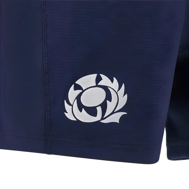 2025-2026 Scotland Rugby Training Shorts (Navy) |Product - Shorts | Macron | Absolute Rugby