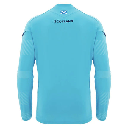 2025-2026 Scotland Rugby Training Sweatshirt (Sky) |Product - Sweat Tops | Macron | Absolute Rugby