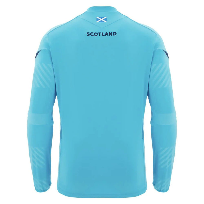 2025-2026 Scotland Rugby Training Sweatshirt (Sky) |Product - Sweat Tops | Macron | Absolute Rugby