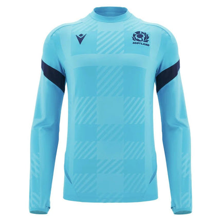 2025-2026 Scotland Rugby Training Sweatshirt (Sky) |Product - Sweat Tops | Macron | Absolute Rugby