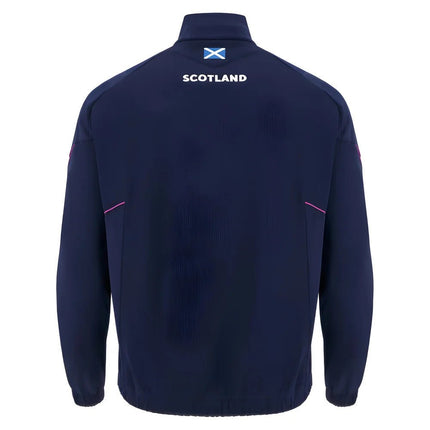 2025-2026 Scotland Rugby Travel Full Zip 3D Hoody (Navy) |Product - Hoodies | Macron | Absolute Rugby