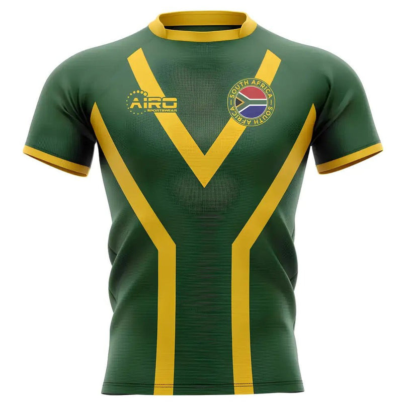 2025-2026 South Africa Springboks Flag Concept Rugby Shirt |Product - Football Shirts | Airo Sportswear | Absolute Rugby