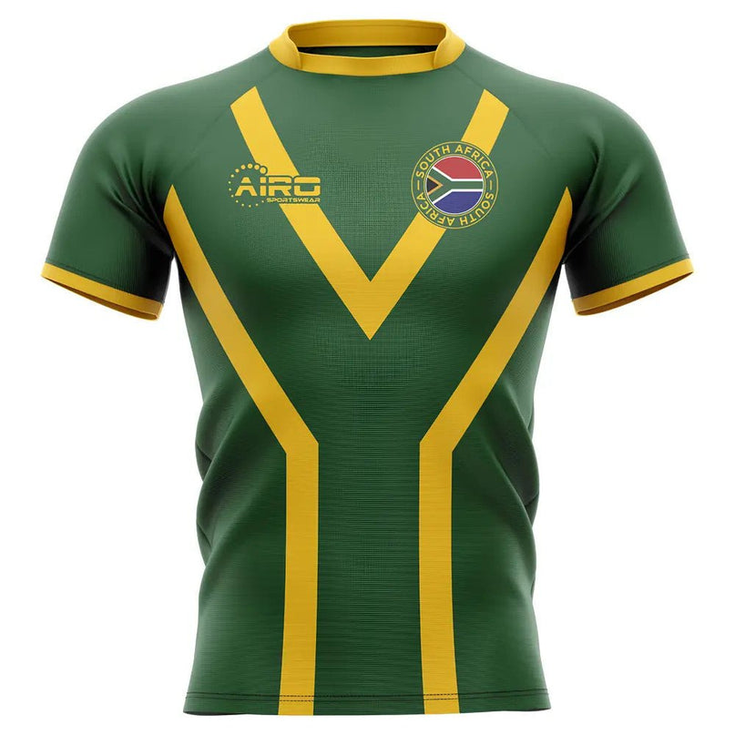 2025-2026 South Africa Springboks Flag Concept Rugby Shirt (Mapimpi 11) |Product - Hero Shirts | Airo Sportswear | Absolute Rugby