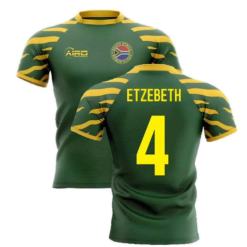 2025-2026 South Africa Springboks Home Concept Rugby Shirt (Etzebeth 4) |Product - Hero Shirts | Airo Sportswear | Absolute Rugby