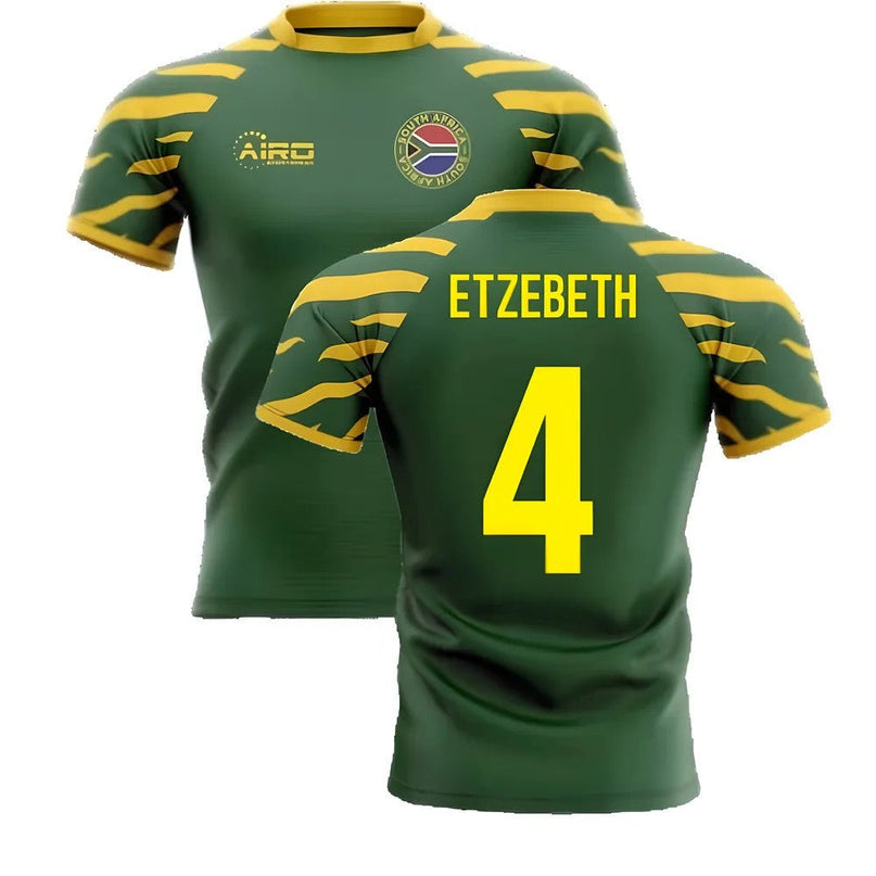 2025-2026 South Africa Springboks Home Concept Rugby Shirt (Etzebeth 4) |Product - Hero Shirts | Airo Sportswear | Absolute Rugby