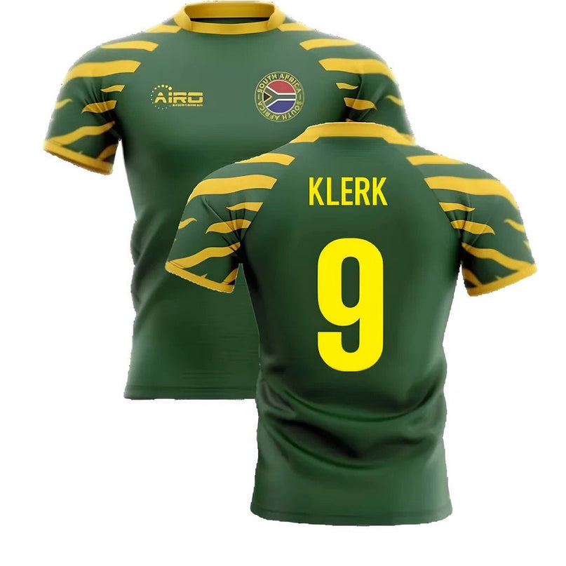 2025-2026 South Africa Springboks Home Concept Rugby Shirt (Klerk 9) |Product - Hero Shirts | Airo Sportswear | Absolute Rugby