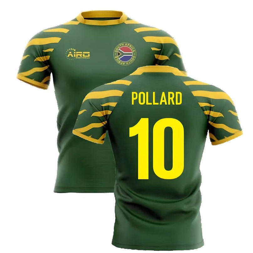 2025-2026 South Africa Springboks Home Concept Rugby Shirt (Pollard 10) |Product - Hero Shirts | Airo Sportswear | Absolute Rugby