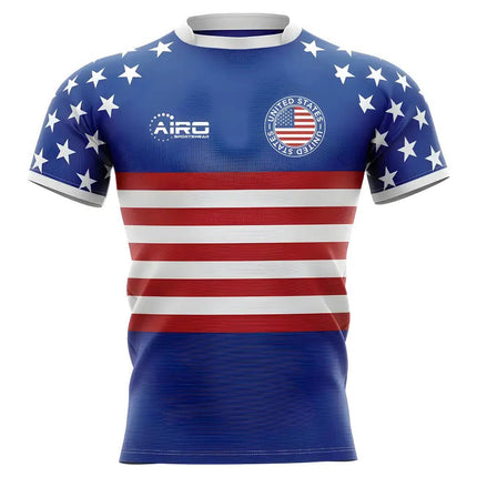 2025-2026 United States USA Flag Concept Rugby Shirt - Kids |Product - Football Shirts | Airo Sportswear | Absolute Rugby