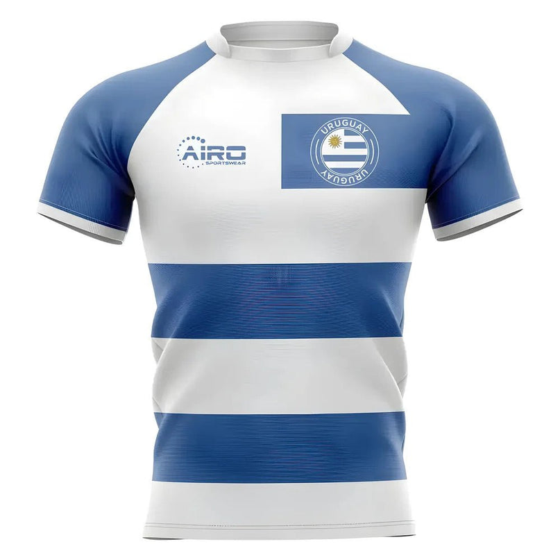 2025-2026 Uruguay Flag Concept Rugby Shirt - Adult Long Sleeve |Product - Football Shirts | Airo Sportswear | Absolute Rugby