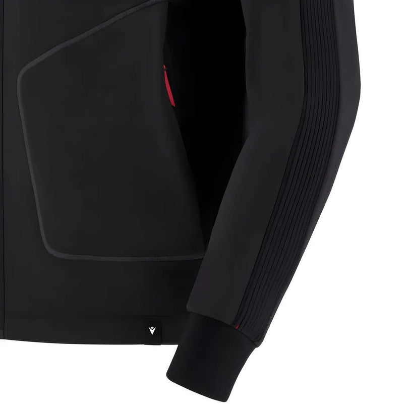 2025-2026 Wales Anthem Jacket (Black) |Product - Jackets | Macron | Absolute Rugby