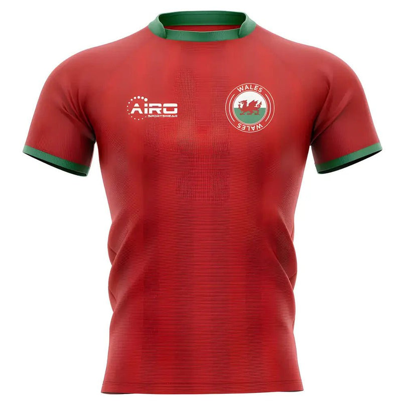 2025-2026 Wales Home Concept Rugby Shirt - Adult Long Sleeve |Product - Football Shirts | Airo Sportswear | Absolute Rugby