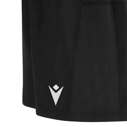 2025-2026 Wales Rugby Training Shorts (Black) |Product - Shorts | Macron | Absolute Rugby