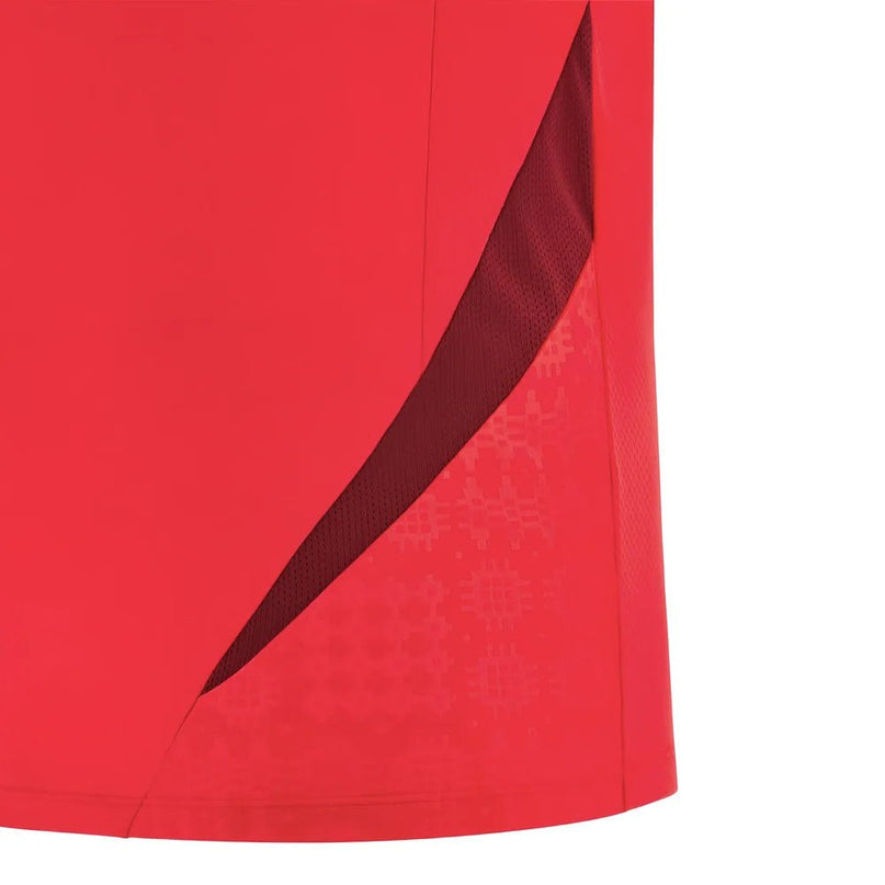 2025-2026 Wales Rugby Training Sleeveless Shirt (Red) |Product - Sleeveless | Macron | Absolute Rugby