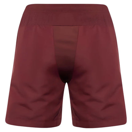 2025-2026 Wales Rugby Travel Bermuda Shorts (Deep Red) |Product - Shorts | Macron | Absolute Rugby